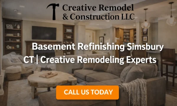 Best Custom Basement Refinishing Simsbury CT Designs – Creative Remodeling